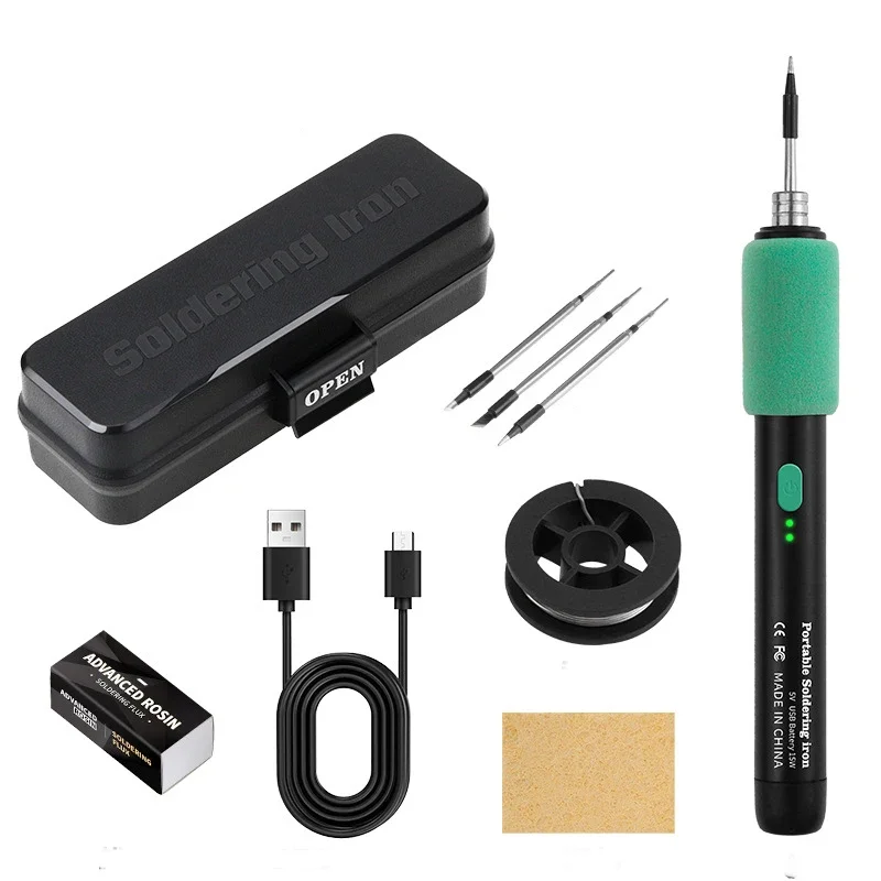 SoldadordeRadioconcargaportátilUSB,usoenmúltiplesocasiones,reparacióndesoldadura,Minijuegodeherramientasdecalcomaníasdeplásticoparaplancharenelhogar-AliExpress1420