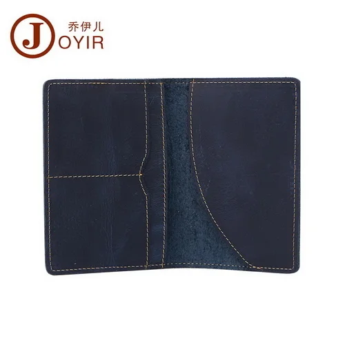 

Men Passport Cover Genuine Leather Holder Travel Wallet Card Credit Porte Carte Business Male