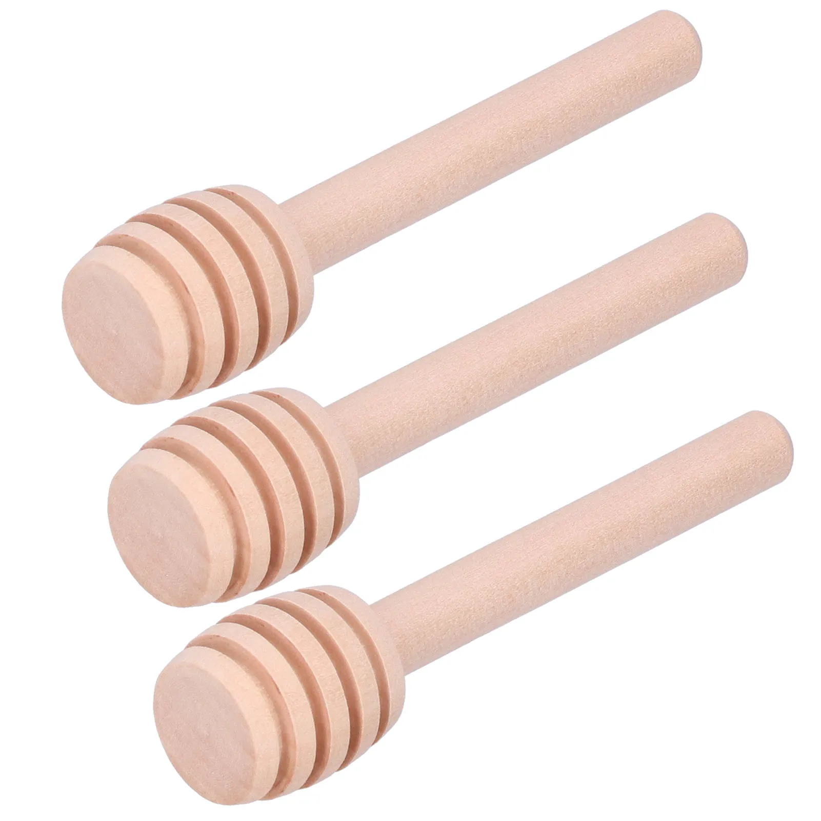 8cm Wood Honey Dipper Sticks Honey Stirrer Dispensing Wand for Wedding Party Favors Home Kitchen Supplies 50PCS