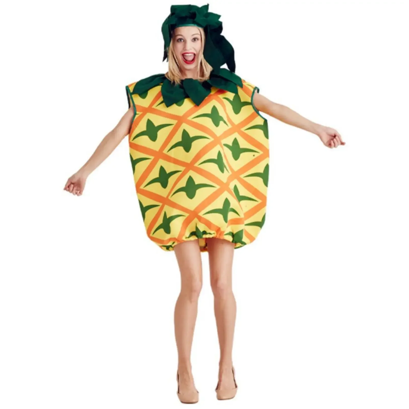 

Pineapple Adult Halloween Easter Costume Cosplay Outfit Fancy Dress
