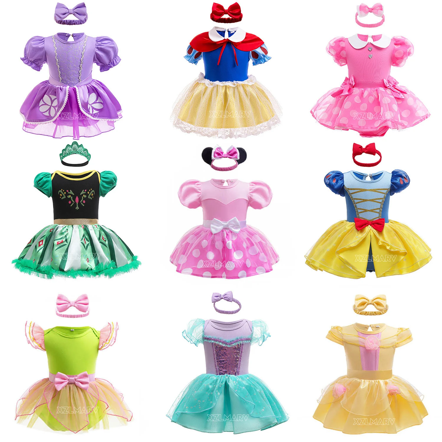 Déguisements Bébé Princesse Fille et Personnages Mignons