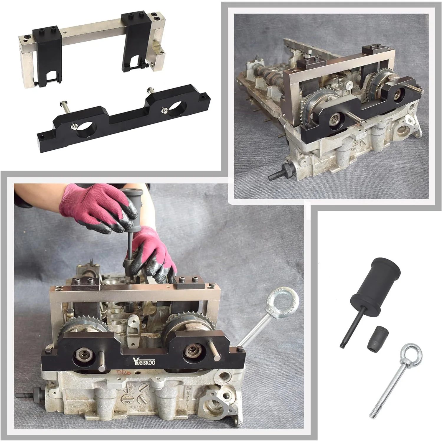 BMW N20 N26 Engine Timing Tool Kit - Camshaft Locking Tools With Flywheel Holder