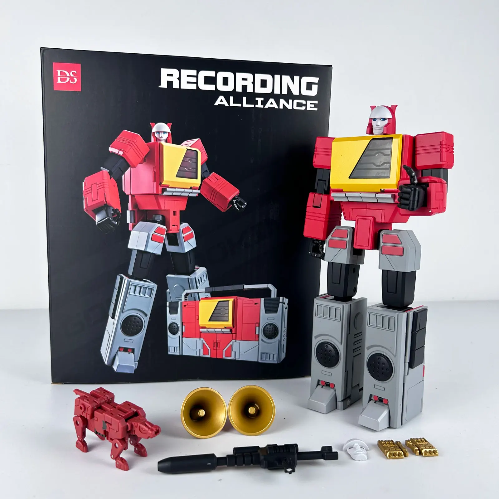 Ds Transformation Ds-02 Ds02 Blaster Recorder Con Nastro Serie G1 Ko Mp Scale Action Figure Robot Gifts Toys