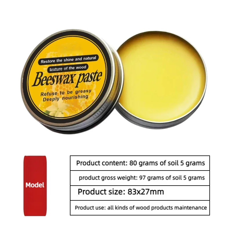 Furniture Polishing Beeswax Wood Furniture Maintenance Wax Deep Moisture Wood Product Brightening Wax Care Accessories