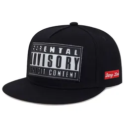 Stylish Offset Printed Baseball Cap - Adjustable Summer Outdoor Sun Hat (Black and White)