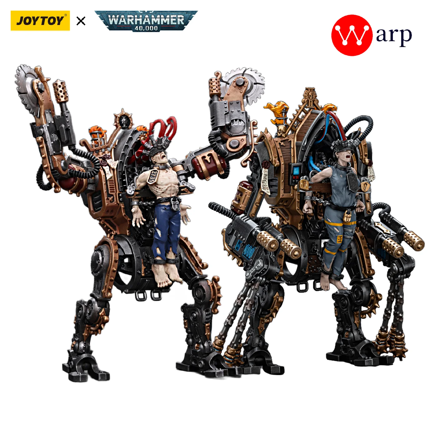 [Disponibile] Joytoy Warhammer 40K 1/18 Action Figure Adepta Sororitas Pententent Engine Flails Anime Military Model Toys Collection