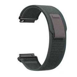 Adjustable Trail Nylon Watch Strap - 20mm/22mm - Versatile and Durable Design - Suunto Ocean (Dark Grey)