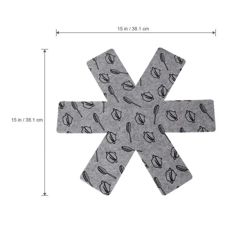 5/1pcs Non-stick Protection Pad 38*38cm Divider for Pad Pan to Prevent Scratching Separate and Protect Surfaces for Cookware cookware protection pad