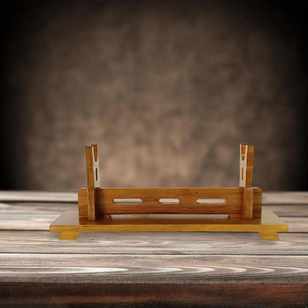 Samurai Sword Display Wood Katana Stand Holder 1 Layer