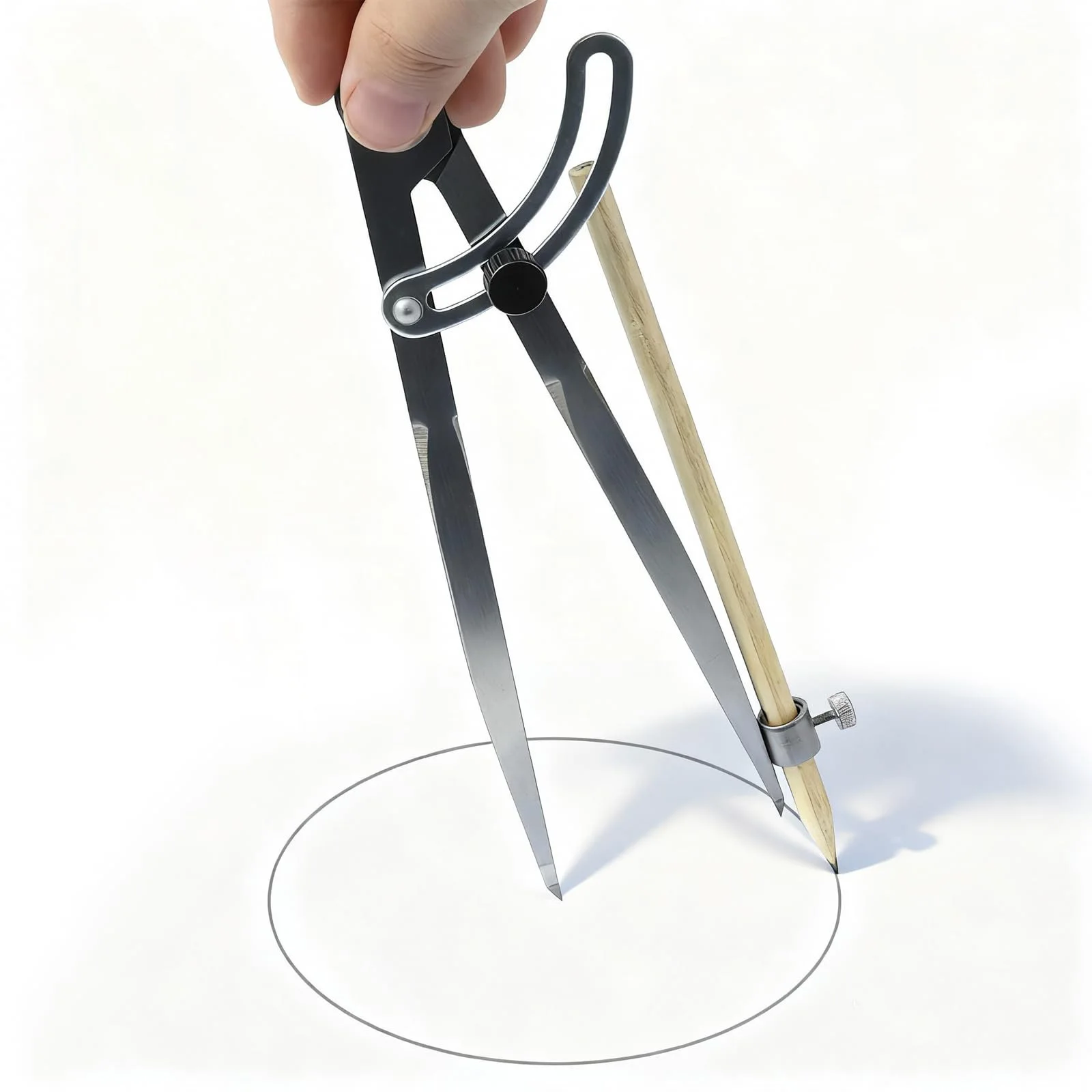 전문 목공용 윙 컴퍼스 연필 홀더 정밀 원형 레이아웃 기하학 도구