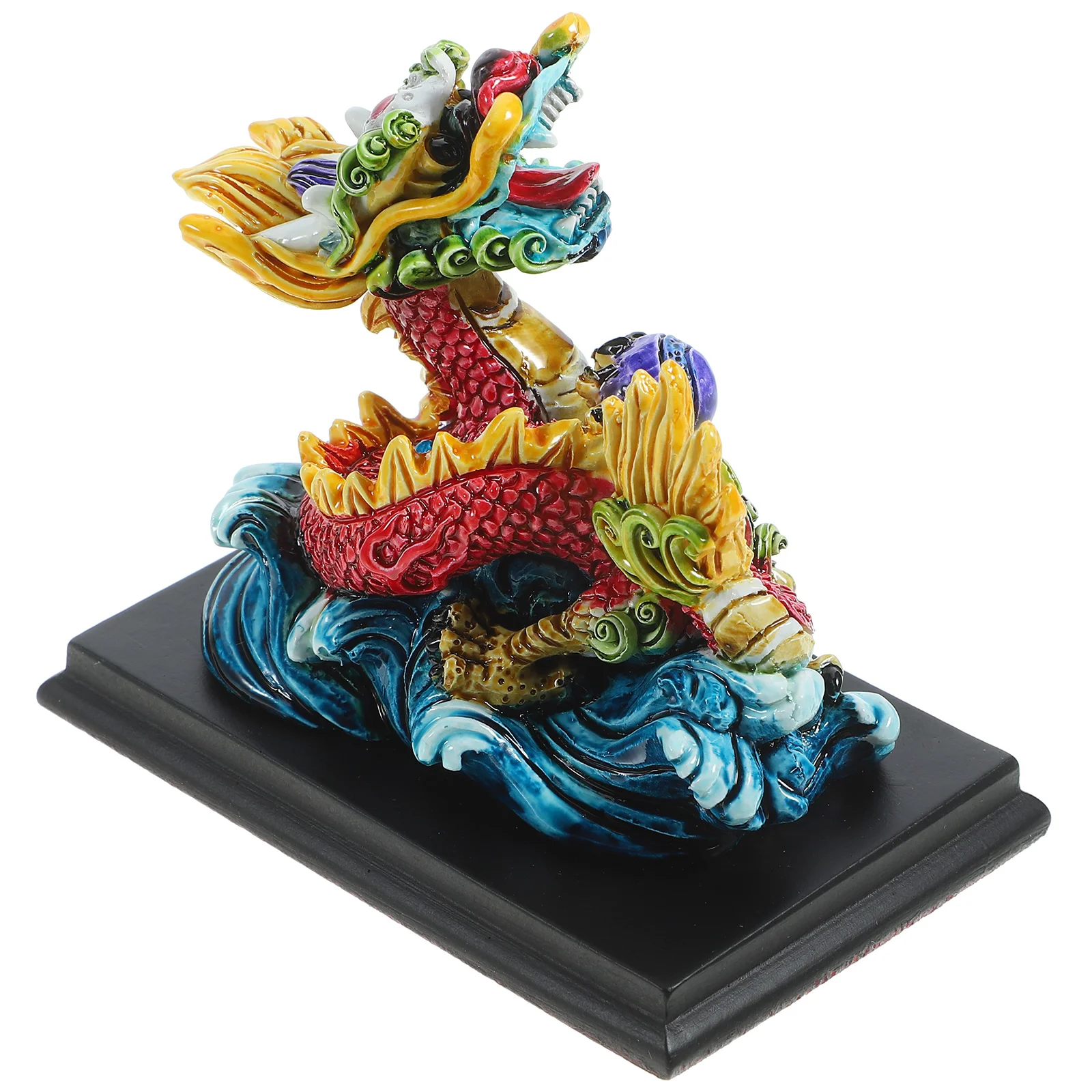 

Статуя Дракона из смолы, статуэтка дракона зодиака, украшение китайского дракона