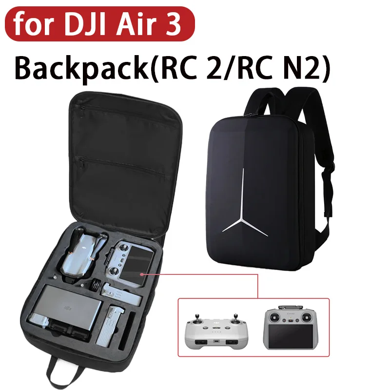 Dji Air 3用防爆収納ボックス、リモートコントロールバッグ、ドローンアクセサリー、rc2、RC-N2 Dji Air 3用の防爆セーフティボックス,ポータブル収納バッグ,防水