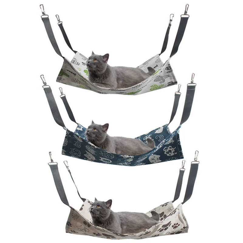 Hanging Cats Bed Pet Cat Hammock Aerial Cat House Summer Breathable