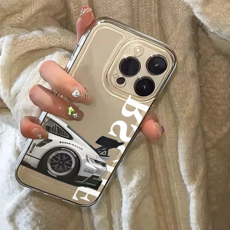 Sleek Sports Car Design Soft Phone Case – Premium Protective Cover