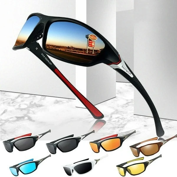 Alpine Swiss Mens Polarized Sunglasses Classic Retro Vintage Driving Sun Glasses main image 1