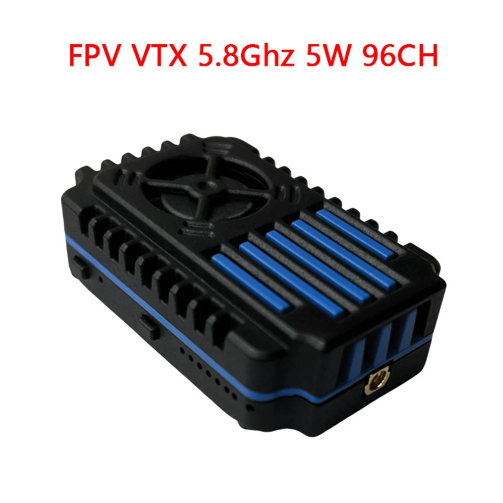 (A23G) 5.8Ghz 5W VTX 96CH FPV 비디오 송신기 무선 VTX 모듈 고출력 안테나 포함 FPV 장거리 RC 드론용