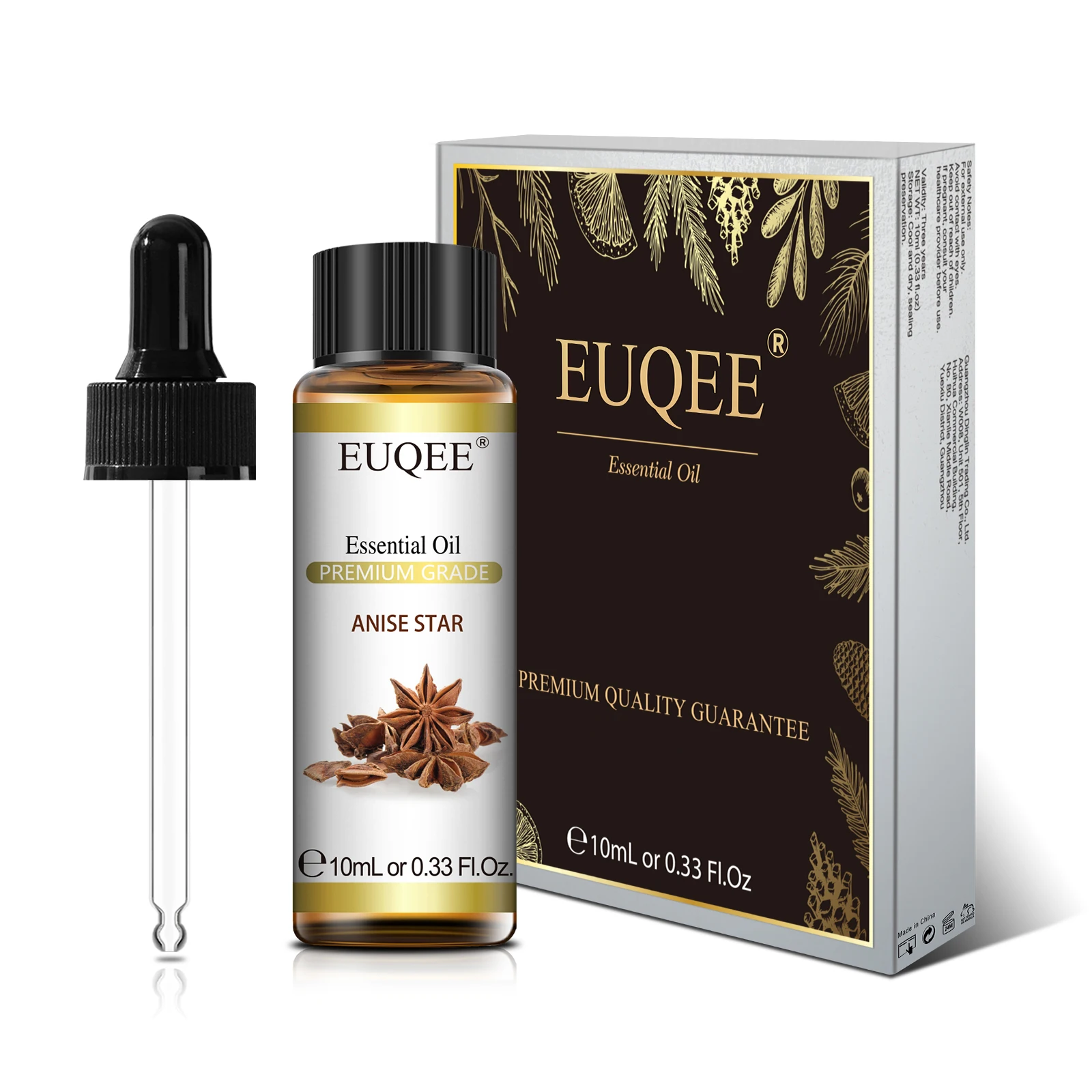 Palo Santo Natural Essential Oil Blend with Glass Dropper – Aromatic Botanical Collection
