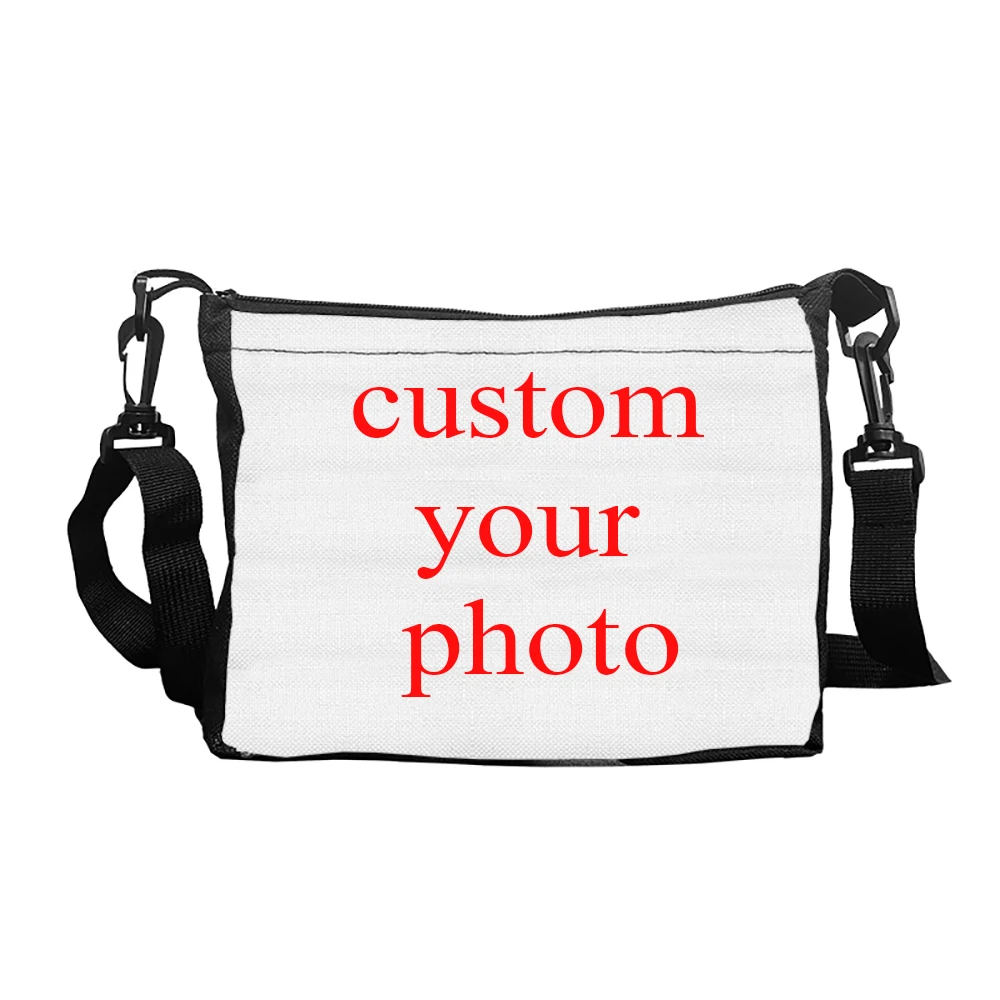 Schickes Geschenk, personalisieren Sie Ihr Bild, Umhängetasche, multifunktionale Handtasche, Reißverschluss, Unterarmtasche für Frauen, täglicher Gebrauch, Pendler-Kuriertaschen – Detail 4