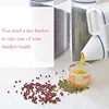 1.5-3L Powder Storage Box Plastic Kitchen Rice Grains Container Bathroom Laundry Powder Detergent Case With Pour Mouth 5