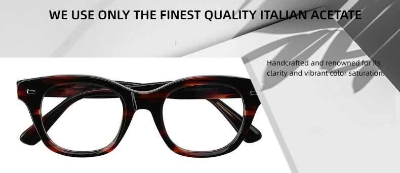 Neue Stil Optische Gläser Rahmen Für Männer Und Frauen Retro Gläser Hohe Qualität Acetat Gläser Rahmen männer Transparente Linsen – Detail 2