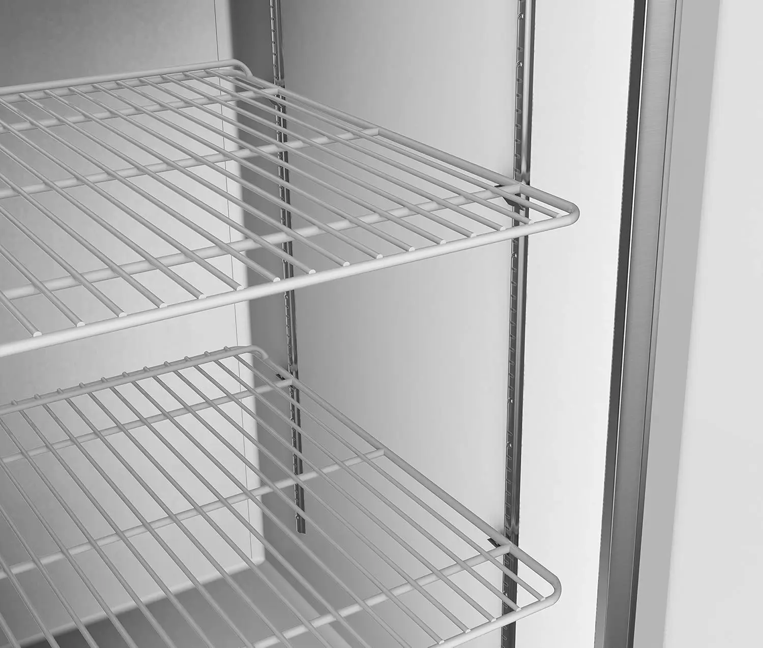82" 3 Door Stainless Steel Upright Commercial Reach-in Freezer 72 Cu. Ft Model:RIF-3D-SS Spacious Interior for Maximum Storage