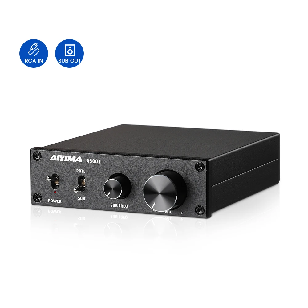 AIYIMA TPA3255D2 Amplifier 300W HIFI Mono Channel Audio Power Subwoofer Amplifier Class D AMP NE5532 OP AMP For Home Sound Audio