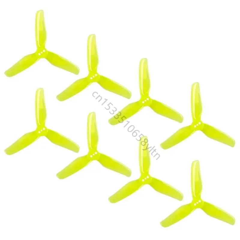 8pcs T3028 3인치 소품 팩 3개의 패들 리프 프로펠러는 FPV UAV 수리 T5EE를 위한 안정적인 확장 항공편을 설정합니다.