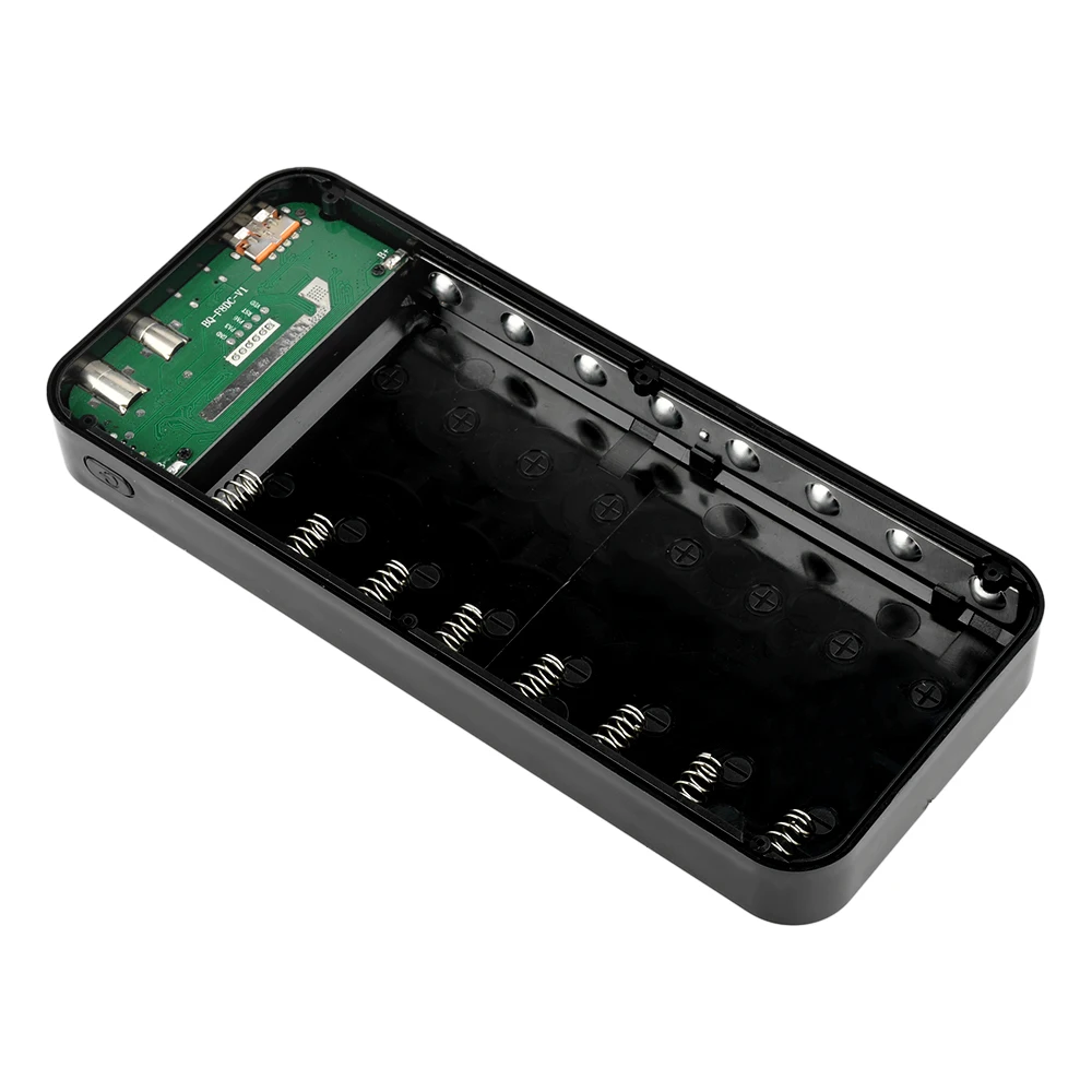 8*18650 Battery DIY Power Bank Case Removable Solder-free Mobile Power Sleeve Charging Power Case USB Type C DC Adjustable 5-12V - Image 5