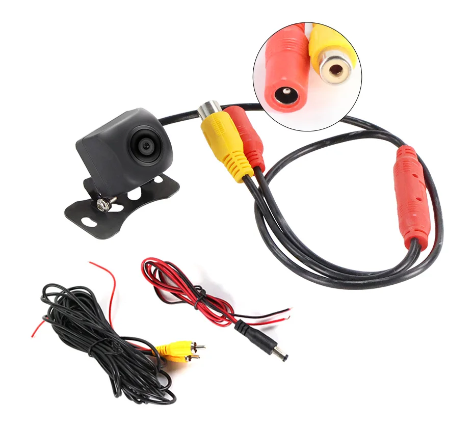 CVBS 4LED CAM 720P 1080P AHD Car Rear View Camera Fisheye Lens HD Night Vision Waterproof Reverse Vehicle For Android Car Radio