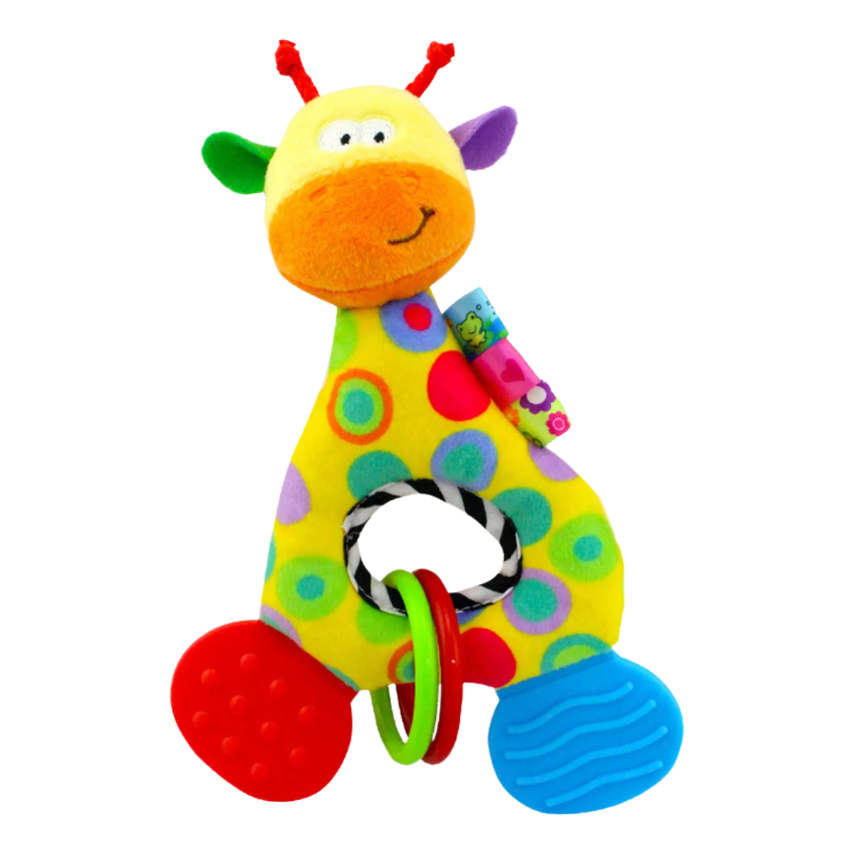Giraffe Baby Teether Plush 1