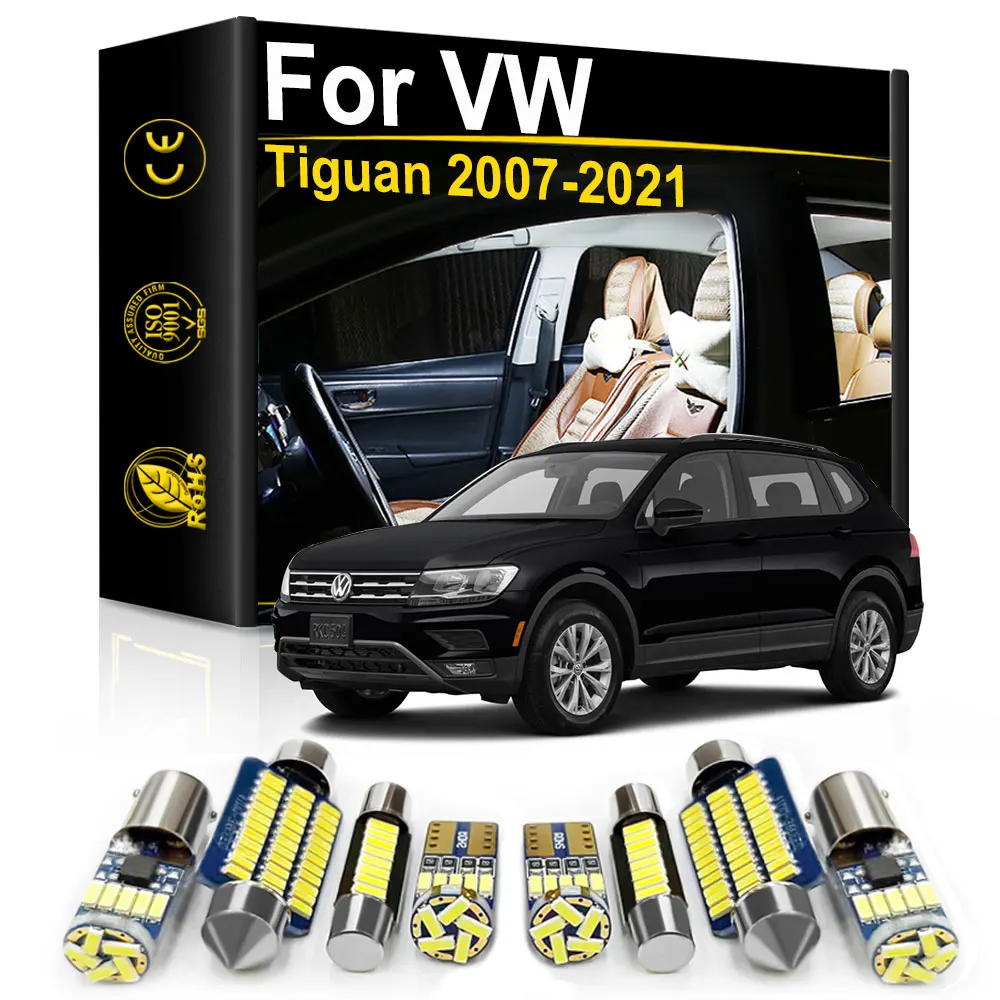 Car Interior LED Light Kit For Volkswagen VW Tiguan MK2 MK1