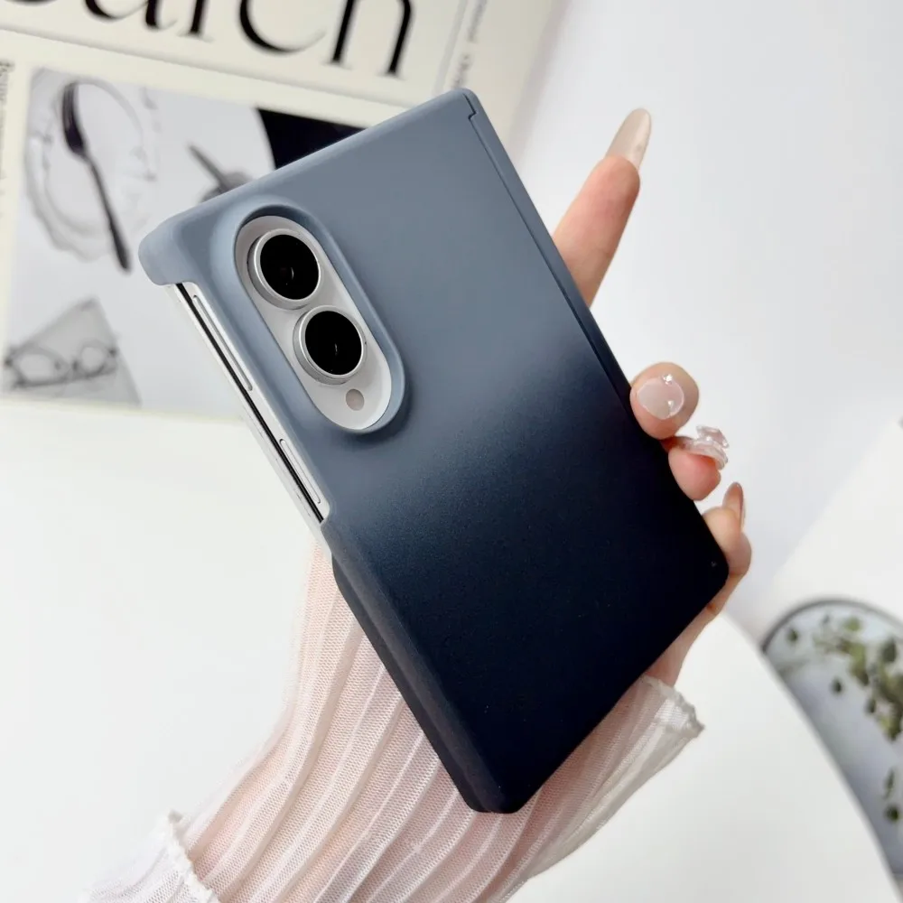 Gradient Dual Color Axis Hinge Shockproof Protective Case