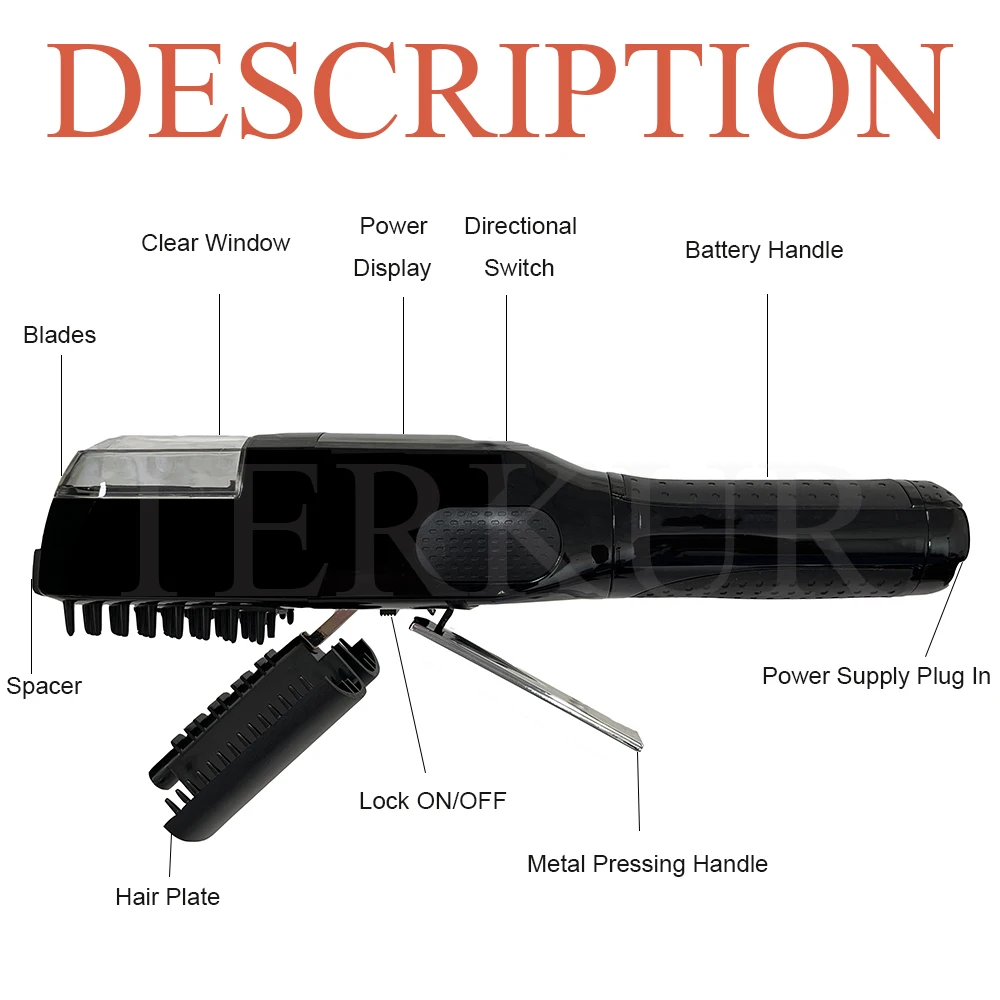 Hair Trimmer Split Remover Dry Damaged and Brittle Professional Automatic  Trim Split for Women Cordless Cutting Wireless - AliExpress