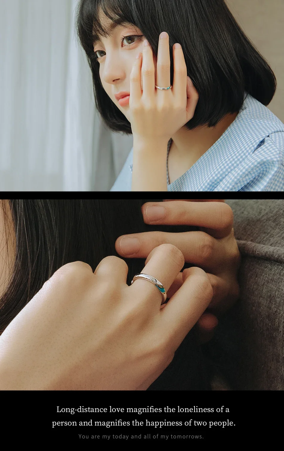Ocean Current Sterling Silver Couple Rings 8 Ocean Current Sterling Silver Couple Rings Sc632c3d144584dffb62f9be0028664b8B