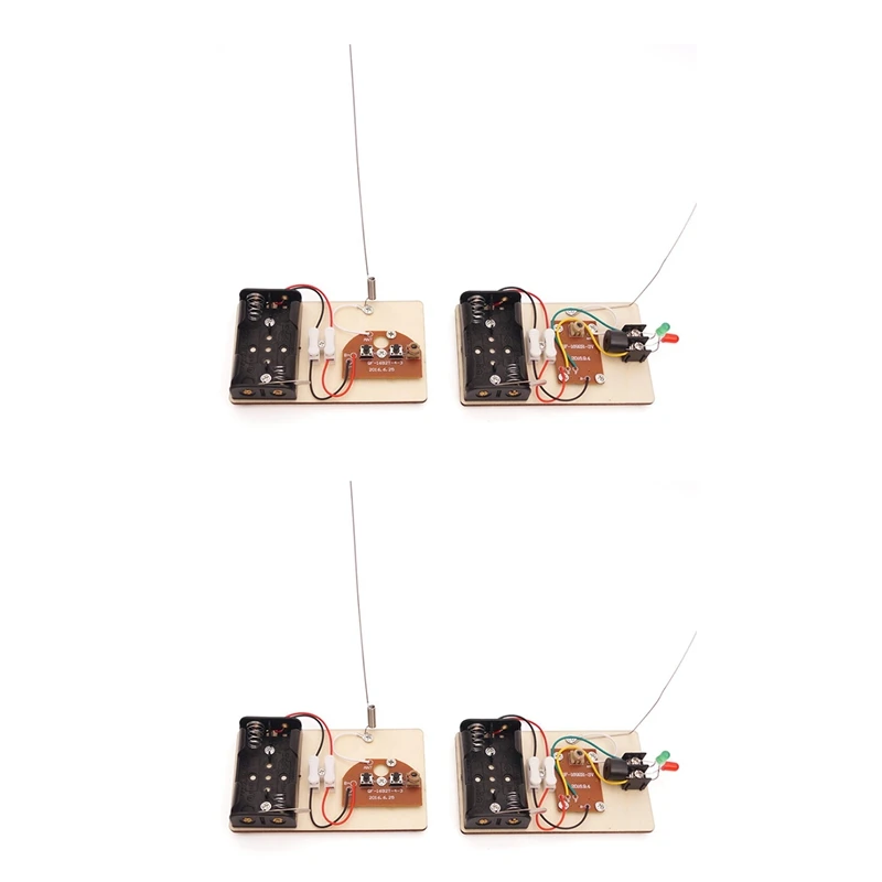 

2X Wireless Telegraph Receiver Transmitter Module DIY Toy Model Electrical Circuit Scientific Experiment Materials Kit