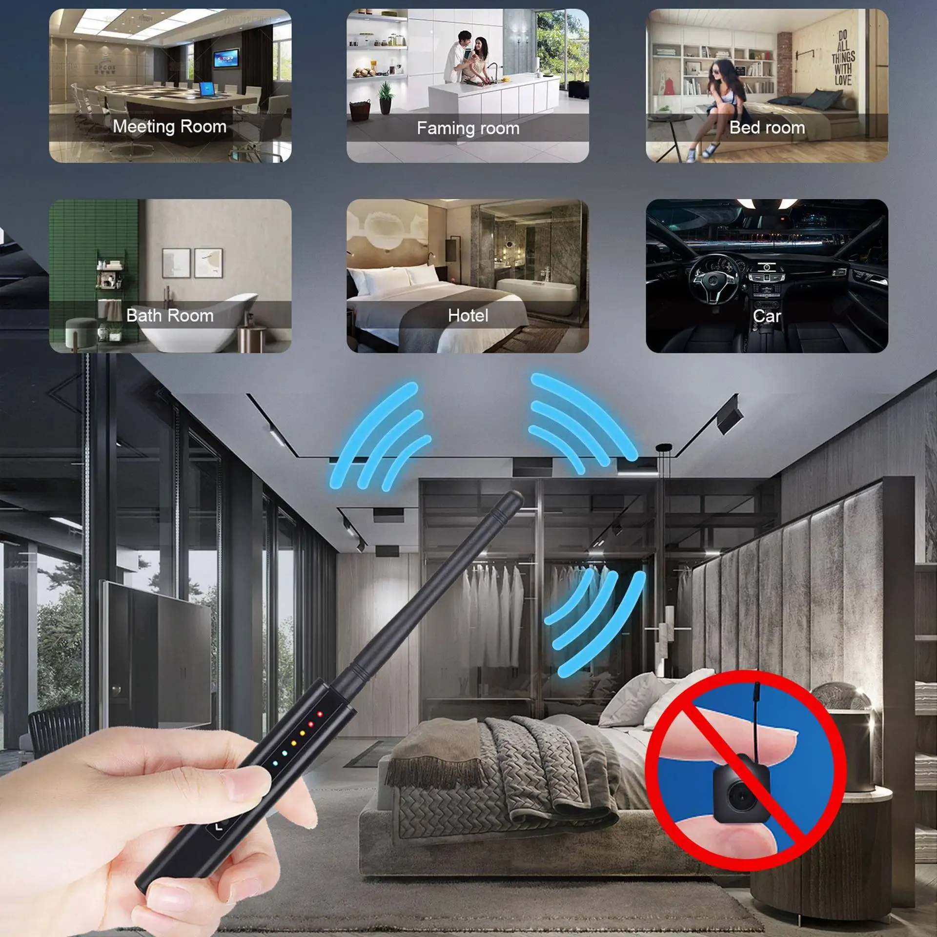 G728 Anti Candid Detector Bug Spy Camera Locator