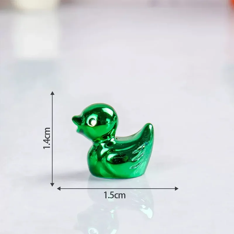 10-100pcs Mini Colorful Electroplate Ducks Miniatures Tiny Animal Figures for Micro Landscape Home DIY Craft Garden Decoration 2