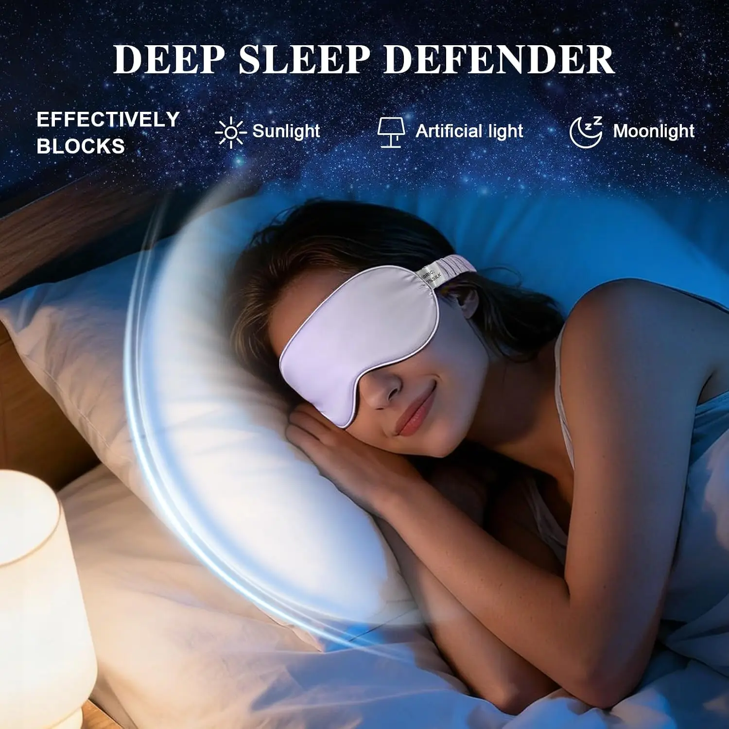 Luxury Sleep Goggles - Silk Eye Mask for a Restful Night and Relaxing Travel Experience