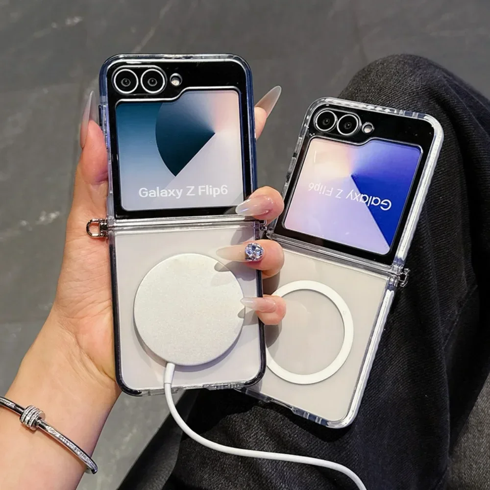 Magnetic Clear Shockproof Phone Case with Magsafe Compatibility