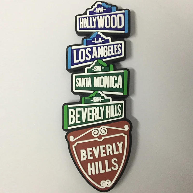 Beverly Hills Los Angeles USA turistico souvenir 3D magnete