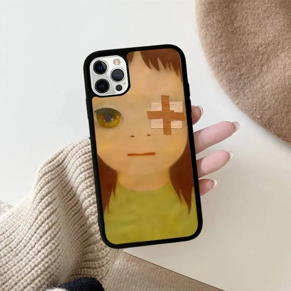 Japan Yoshimoto Nara Cartoon Girl Phone Case – Stylish Protective Back Cover