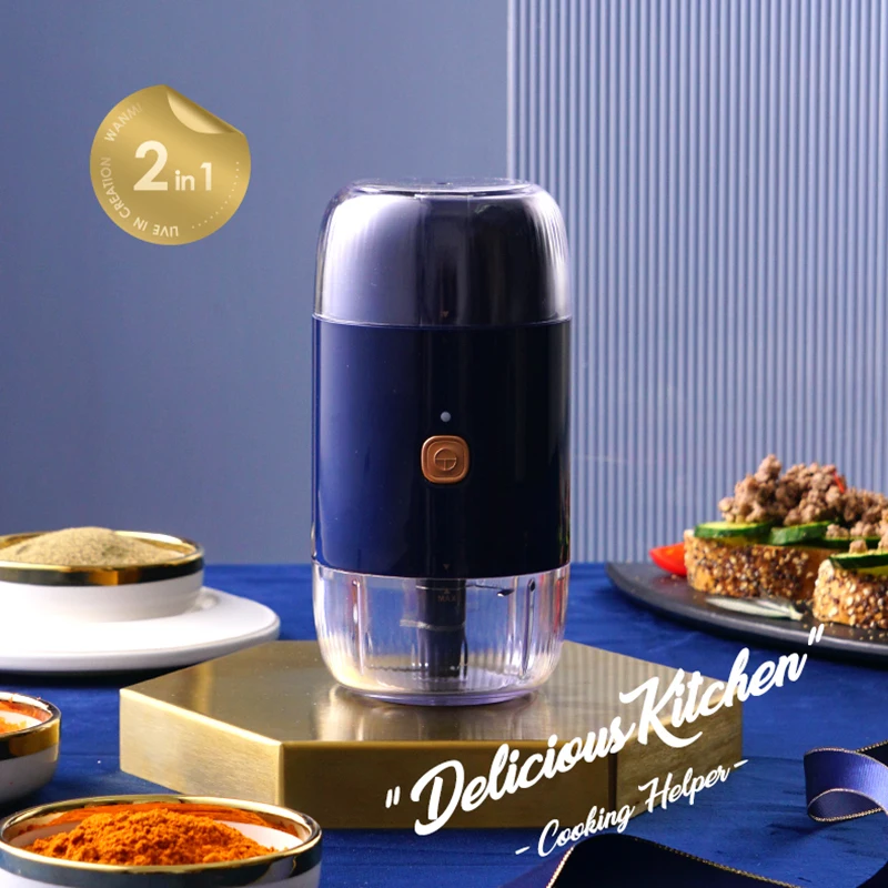 

45W 2 in 1 Kitchen Chopper for Onion Mini Food Processor Electric Vegetables Chopper