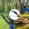 8 Inch Brushless Cordless Oil Electric Chain Saw Rechargeable Garden Wood Logging Pruning Saw Power Tools For Makita 18V Battery 6