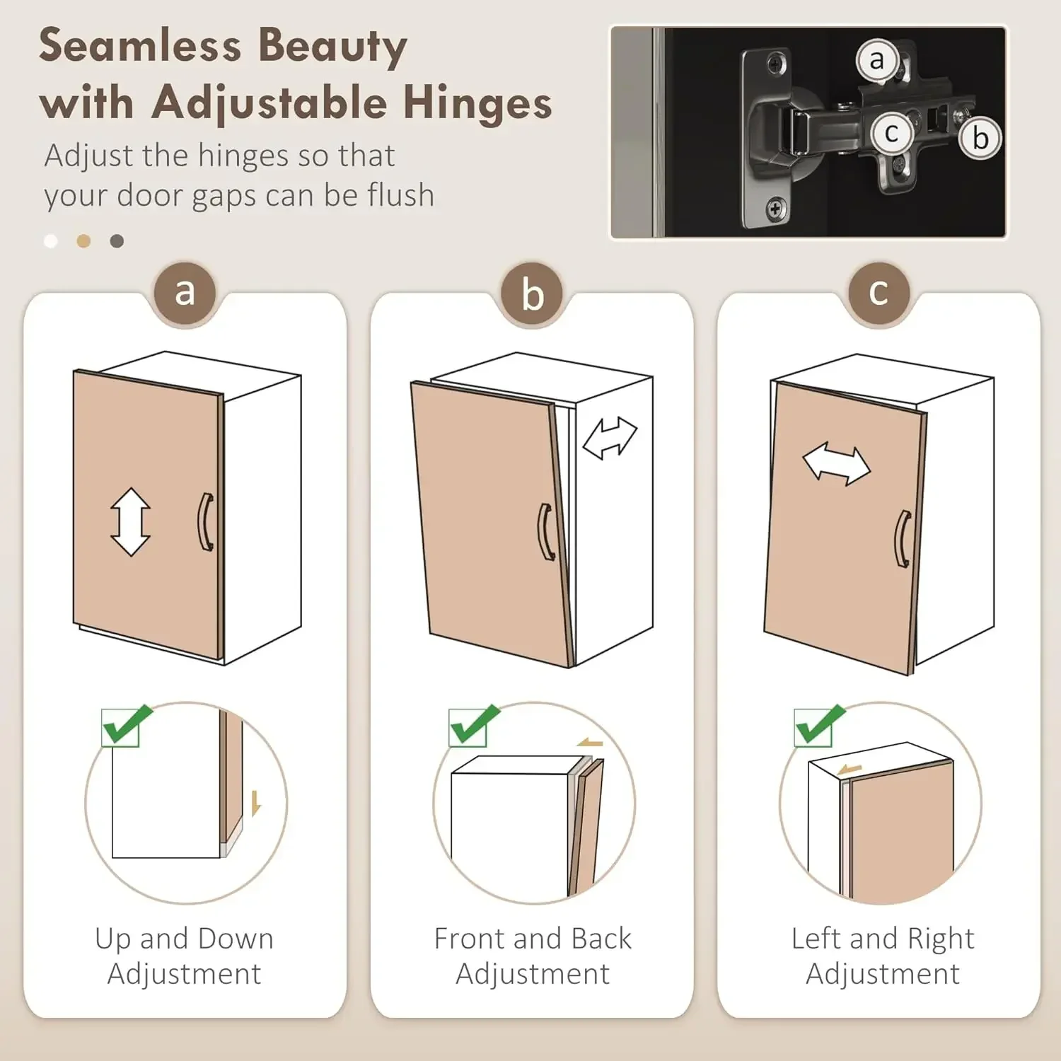 -New-Kitchen Pantry Storage Cabinet, 72" Freestanding Cabinet with Hutch, Large Countertop, Glass Doors and Adjustable Shelve