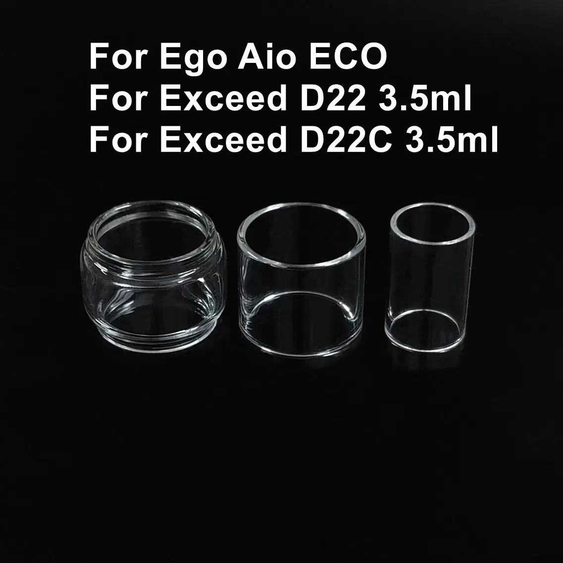 

Glass Tube For Joyetech Ego Aio ECO /Exceed D22 D22C 3.5ml Replacement Glass