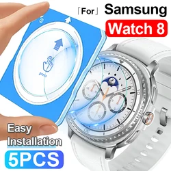 Premium Tempered Glass Screen Protector Set with Easy Installation Tool - 5Pcs (Watch 8 40mm)
