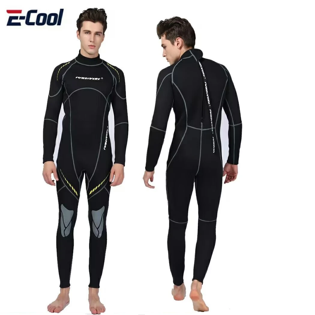 Men Neoprene Wetsuit 3mm Scuba Diving Suit Swimsuit Thermal Warm