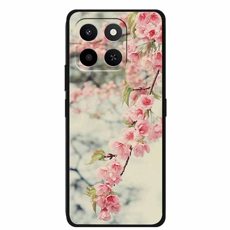 Animal Painted Soft TPU Silicone Back Cover for Honor X7d - Wolf, Lion, and Tiger Design