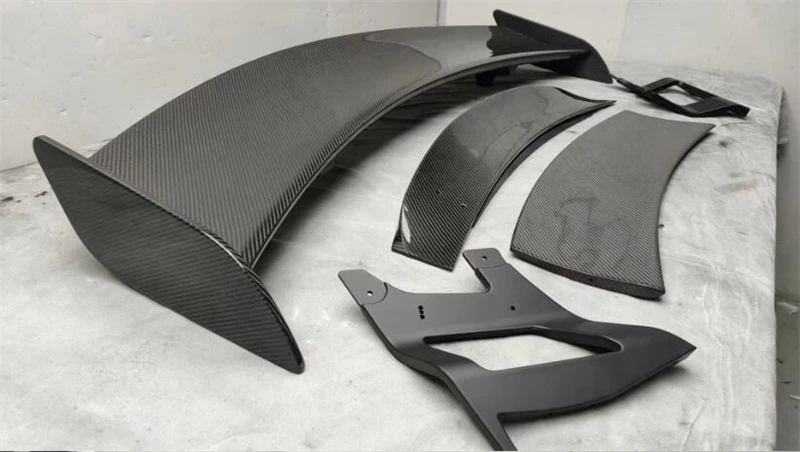 For Mercedes Benz AMG GT GTS GTC GTR 2015-2023 Real Carbon Fiber Spoiler REAR WING TRUNK LIP SPOILERS High Quality BS Splitters - - Racext 21