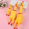 New Pets Dog Chew 16/30/39 cm Squeak Toys Screaming Chicken Squeeze Rubber Sound Dog Toy Durable Funny Yellow Vent Chicken 6